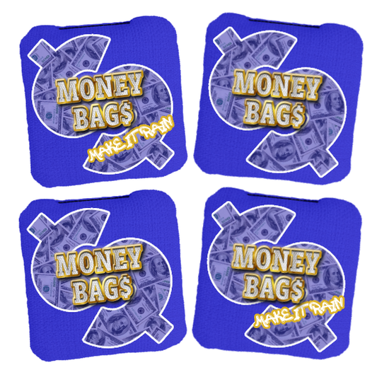 Make It Rain Dollar Sign Design Cornhole Bags