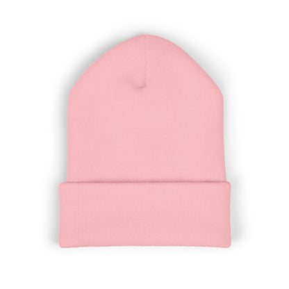 Money Bags Embroidered Beanie - Classic Cuffed Knit Hat