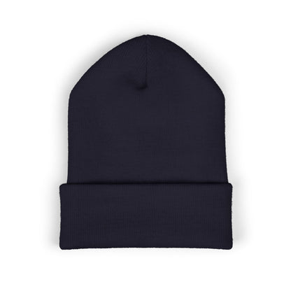 Money Bags Embroidered Beanie - Classic Cuffed Knit Hat