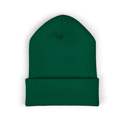 Money Bags Embroidered Beanie - Classic Cuffed Knit Hat
