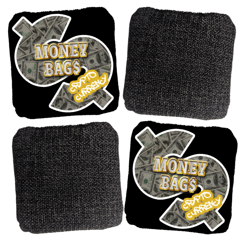 money bags custom cornhole bags