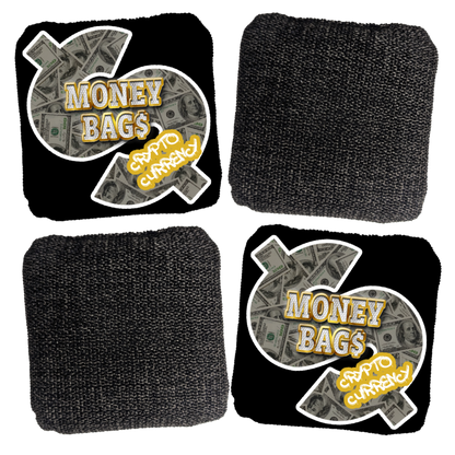 money bags custom cornhole bags