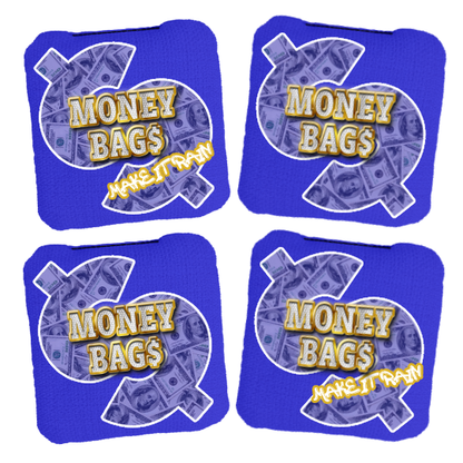 Make It Rain Dollar Sign Design Cornhole Bags