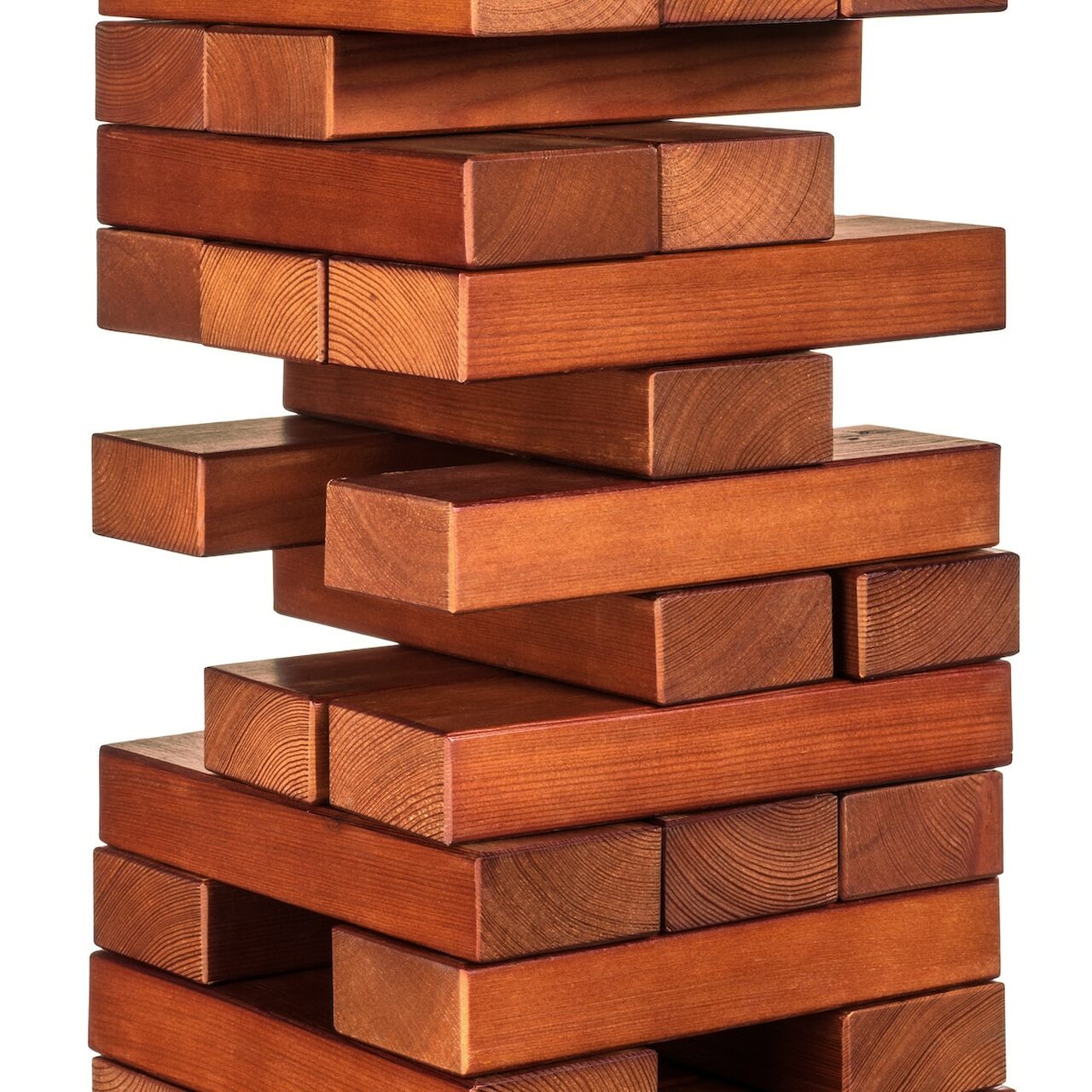 Stained Giant Tumble Tower with Carrying Case