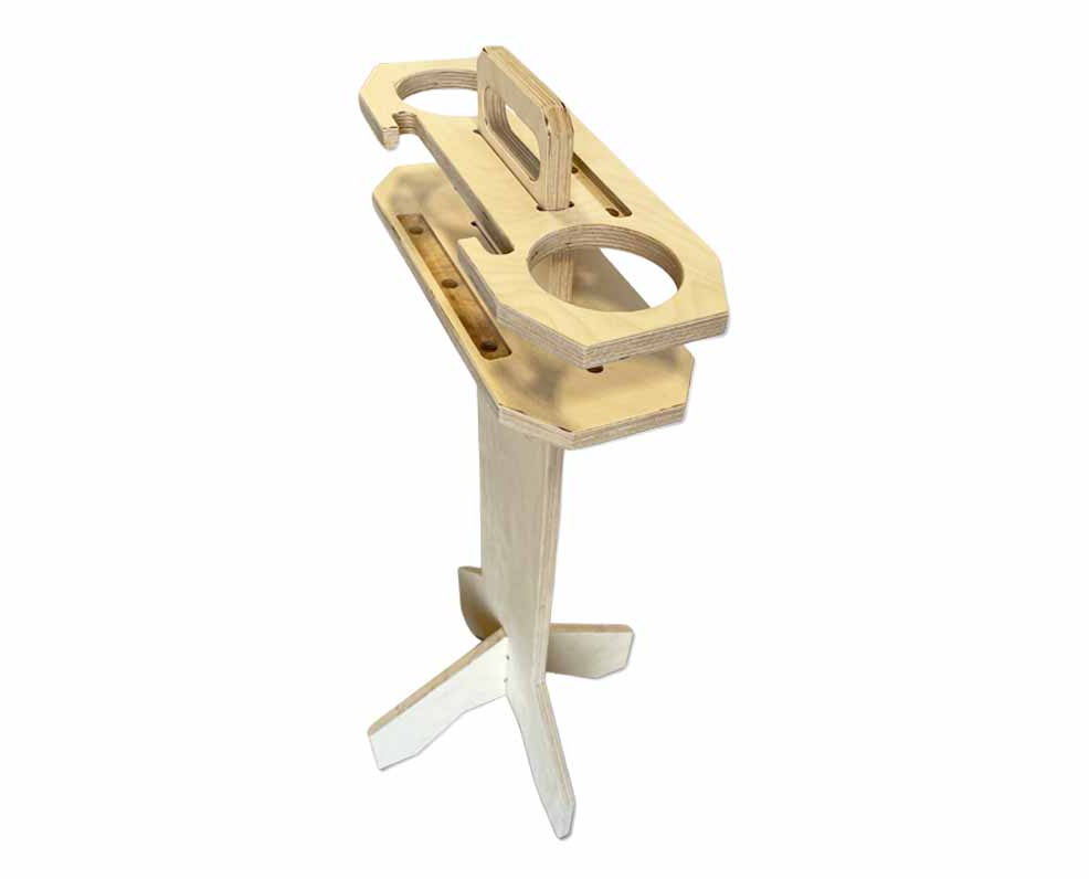 Wavy Flag Cornhole Score Tower