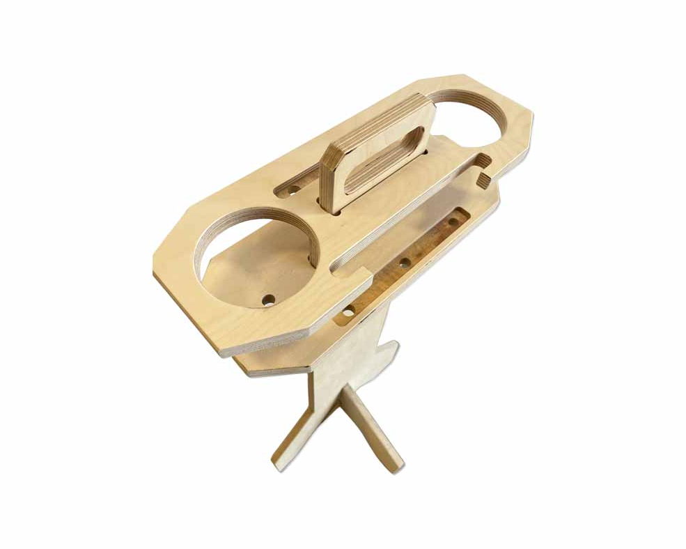 Wavy Flag Cornhole Score Tower